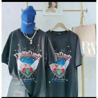 ราคา Zara 2024 เสื้อยืดป้ายzara เท่คอตตอล S 5XL (22148311192)