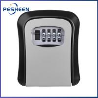 ราคา Wall Mounted Key Lock Box with 4 Digit Combination Lock Key Secure Cabinet Store Up To 5 Key Key Storage Case for Home School Hotel Construction Site (21048745069)