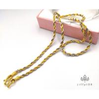 ราคา JIJLSHOP K136 สร้อยคอ2กษัตริย์ ลายเกลียว ตะขอปั็ม 92 5 ใส่ติดตัวได้ตลอดไม่ลอกไม่ดำ ใส่เล่นน้ำทะเลได้ (18259761021)