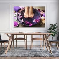 ราคา ศิลปะบนผนังสปาเท้าลาเวนเดอร์ผ่อนคลายศิลปะบนผนังห้องน้ำศิลปะบนผนังสปาที่ทันสมัยเทียนดอกไม้สีม่วงโปสเตอร์ตกแต่งโปสเตอร์โปสเตอร์ติดผนังผ้าใบและพิมพ์รูปภาพศิลปะครอบครัวสมัยใหม่1ชิ้นกรอบไม้ด้านในหรือไร้กรอ