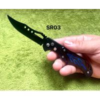 ราคา มีดสปริง มีดเดินป่า มีดพกพา มีดพก มีดแคมป์ปิ้ง ทรงไม้กางเขน สีดำ ขนาด 8 นิ้ว มีปุ่มล็อคใบมีด (16139795122)