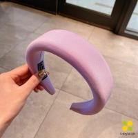 ราคา CLM ที่คาดผม งานวินเทจเสริมโฟมอ้วน สีสันสดใส งานน่ารัก ที่คาดผมฟองน้ำ Candy color headband (15216807722)