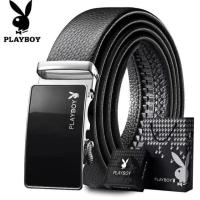 ราคา ลิขสิทธิ์แท้ พร้อมส่ง PLAYBOYเข็มขัดหนัง ผู้ชาย รับประกันคุณภาพสินค้า เข็มขัดผู้ชาย คลาสสิก Belt เข็มขัด (21807027181)