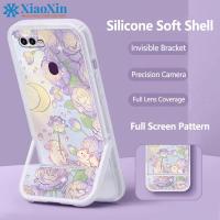 ราคา XiaoXin สำหรับ OPPO a5s A12 A7 F9 TPU ที่มองไม่เห็นยืนโทรศัพท์กรณีแบบบูรณาการโทรศัพท์ Soft Case กล้องเต็มครอบคลุม (20338832719)