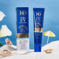 ราคา กันแดดหน้าหลอดน้ำเงิน KO rich ไม่อุดตัน เคโอริช ออร่า ยูวี โพรเทคชั่น SPF50PA ปกป้องผิวคล้ำเสียจากแสงแดด (21989205288)