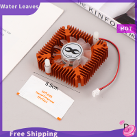 ราคา Water Leaves 1PC 55mm 12V คอมพิวเตอร์แล็ปท็อป CPU VGA การ์ดจอเย็นการ์ดจอพัดลม (22086591271)