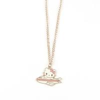 ราคา สร้อยคอการ์ตูนแมวคิตตี้เมโลดี้โซ่ไหปลาร้าจี้ข้าวเย็น Yugui สร้อยโซ่เสื้อกันหนาวน้องหมา Kado Pacar จี้ของขวัญคู่ (21597003982)