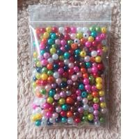 ราคา ลูกปัด ทรงกลม สีทอง สีเงิน หลากสี เส้นผ่าศูนย์กลาง 4 มิล 5 มิล 6 มิล วัดขนาดตามเส้นผ่าศูนย์กลาง เป็นพลาสติก สินค้ามีพร้อมส่ง (18466021943)