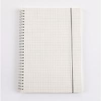 ราคา สมุดโน๊ต จดบันทึก ปกขาวขุ่นใส สมุดโน้ตขนาด A5 B5 80แผ่น ห่วงข้าง แบบเส้นบรรทัด หรือแบบตารางGRIDหรือแบบพื้นขาว (22012824933)