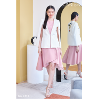 ราคา Carisa เสื้อสูทคลุมผ่าแขนลุคเรียบหรู ปักลายนก 9231 (2908658851)