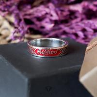 ราคา แหวนนามสกุลเงินแท้หน้ากว้าง 4 มิลลิเมตร ผิวเรียบ พร้อมแกะลายไทย สามารถสลักอักษรได้ พื้นหลังลงยาสีต่างๆได้ RS1C (9957358476)