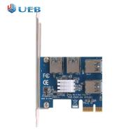 ราคา EUX1 0 PCIE ไปอะแดปเตอร์ PCIE 1ถึง4 PCIE สล็อต USB 3 0เหมืองแร่แปลงไรเซอร์การ์ด (18511412917)