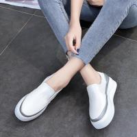 ราคา Bluescola รองเท้าผ้าใบผญ รองเท้าส้นตึกแฟชั่นเกาหลีของผู้หญิงรองเท้าผ้าใบกีฬาสีขาวพื้นหนา รองเท้าส้นตึก (14098432683)