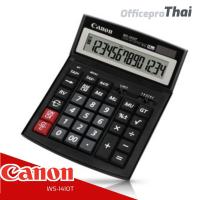 ราคา เครื่องคิดเลข Canon WS 1410T จอ LCD ขนาดใหญ่ แสดงตัวเลข 14 หลัก ปรับระดับจอได้ เพื่อองศาที่พอดี (6630462225)