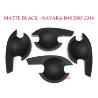 ราคา เบ้ารองมือเปิดประตูสีดำด้าน 2 4 ประตู Nissan Frontier Navara D40 2005 2012 ดำด้าน โครเมี่ยม เบ้ามือจับประตู ถ้วยมือเปิด นิสสัน ฟรอนเทียร์ นาวาร่า 06 07 08 09 (11358136481)