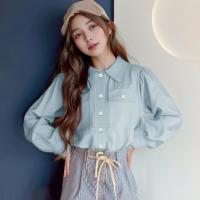 ราคา Closet Crush เสื้อเชิ๊ตแขนยาวทรงเบสิค มีกระเป๋าเสื้อ สีฟ้า สีชมพู สีขาว สีเหลือง สีกากี (22285217718)