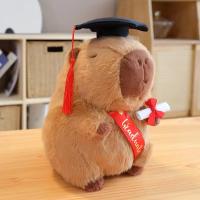 ราคา Graduate Plush Dolls Doctor Capybara Plush Toy Cute Stuffed Animal Toy Doll Soft Cartoon Pillow Graduation Gift (22008117757)