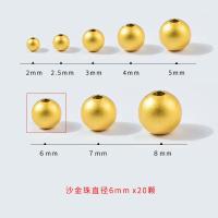 ราคา ลูกปัดทอง14K ลูกปัดนำโชคลูกปัดแยก18K ลูกปัดทองทรายทองเม็ดเดี่ยวสร้อยข้อมือสร้อยข้อมือสร้อยคออุปกรณ์เสริม DIY (21892566700)