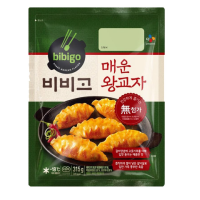 ราคา bibigo มันดู เกี๊ยวเกาหลี รสเผ็ด 315 กรัม เกี๊ยวซ่าไส้หมู Korean Mandu Spicy Dumplings (21783857242)
