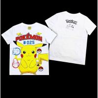 ราคา เสื้อยืดเด็ก ปิกาจู Pikachu โปเกม่อน Pokemon สำหรับอายุ3 10ปี (21733057763)