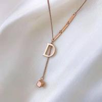 ราคา ยูกิแฟชั่นตัวอักษร D จี้สร้อยคอสำหรับผู้หญิงไทเทเนียมเหล็ก Choker สร้อยคอสำหรับผู้หญิงโกธิคเครื่องประดับเกาหลีฮิปฮอปปาร์ตี้สาวเซ็กซี่กระดูกไหปลาร้าโซ่ (12604435858)