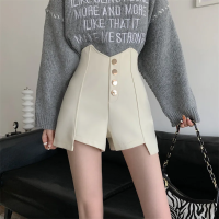 ราคา กางเกงขาสั้นเอวสูงแฟชั่นผู้หญิง กางเกงขาสั้นลำลองทรงเอขากว้างขาบานสำหรับ2022ฤดูร้อน (21976860945)