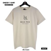 ราคา เสื้อยืดลาย MAD FOX ผ้า cotton 100 อย่างดี no 25 (21426887757)