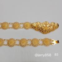 ราคา เข็มขัดชุบทอง เข็มขัดล้านนา เข็มขัดลายไทย สินค้าพร้อมส่งจากประเทศไทย (20691273616)