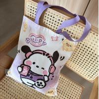 ราคา กระเป๋าผ้าใบ Kuromi Sanrio กระเป๋านักเรียนโรงเรียนกระเป๋าถือกระเป๋าถือกระเป๋าความจุขนาดใหญ่สำหรับหนังสือ (22120041207)