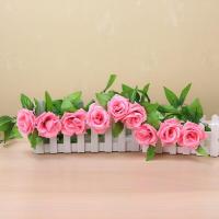 ราคา 250เซนติเมตรดอกไม้ประดิษฐ์เถาสีเขียวใบผ้าไหมกุหลาบดอกไม้ไม้เลื้อยใบปลอมหัตถกรรมแขวนพวงมาลัยตกแต่งบ้าน (16542262015)