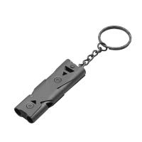 ราคา Auto Stuffs พวงกุญแจนกหวีดท่อคู่แบบพกพาเครื่องมือตั้งแคมป์ฉุกเฉินสำหรับการอยู่รอดกลางแจ้ง (22077096576)
