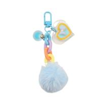 ราคา PXOPTZ สีลูกอมสี พวงกุญแจปอมปอมสีสันสดใส สีสันสดใส ปอมปอม จี้ตุ๊กตาปอมปอม จี้ตุ๊กตาผ้า น่ารักน่ารักๆ เครื่องประดับกระเป๋าประดับ ของตกแต่งบ้าน (22125078402)