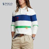 ราคา Polo Ralph Lauren เสื้อกันหนาวผู้ชาย Mesh Knit Cotton Polo Collar Sweater รุ่น MNPOSWE16821818 สีหลากสี (21956021945)