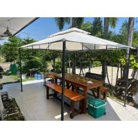 ราคา เต็นท์สนามโครงเหล็ก FONTE ขนาด 3 x 4 เมตร สีเบจ (21381281784)