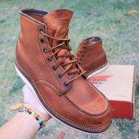 ราคา ส่งฟรี 9 5Us 27 5cm รองเท้า Redwing Heritage รุ่น 1907 CLASSIC MOCMENS 6 INCH BOOT IN COPPER ROUGH TOUGH LEATHER USA (21592442819)