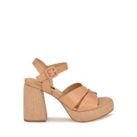 ราคา Nine West รองเท้าส้นสูงรัดข้อผู้หญิง รุ่น JALISSA3 สีเบจ (21428833785)