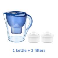 ราคา เครื่องกรองน้ำอัลคาไลน์เหยือกน้ำ 3 5L ถ่านกัมมันต์กรองเหยือกพร้อมตัวจับเวลาสำนักงานทำความสะอาดบ้านปลอดสารพิษ (16867802679)