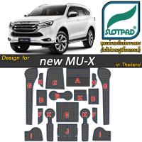 ราคา SLOTPAD ยางรองหลุม ISUZU new Mu X ปี 2020 ปัจจุบัน ตรงรุ่นรถเมืองไทย พวงมาลัยขวา แผ่นรองหลุม มิวเอ็กซ์ MUX รอง วางแก้ว MU X ยางรองหลุม ที่รองแก้ว (7966347738)
