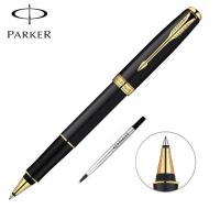 ราคา ปากกา PARKER sonnet rollerballMatte Black Lacquer with GOLD Trim Fine Point Black Ink Refill (680348719)