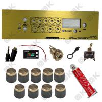 ราคา OKMUSIC เพลท ZK TB21 GEM2 1 ht21 แบบวอลุ่มเดิม วัดโวลล์ดิจิตอล วัสดุแผ่นอลูมิเนียม ขนาดแผ่น 9cmx30cm เพลทตู้บลูทูธ diy เพลท TB21 ดิจิตอล วอลุ่มเดิม สีทอง สีดำ (22126325436)