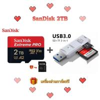 ราคา SanDisk Micro SD card การส่งผ่านความเร็วสูง ExtremePRO 1TB 512GB 256GB 128GB เครื่องบันทึกการขับขี่ card เกมคอนโซล card ยาเม็ด card โทรศัพท์มือถือ card กล้อง card จีพีเอส card 1tb 2tbการ์ดหน่วยความจำค