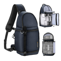 ราคา กระเป๋ากล้อง K F Sling Bag for DSLR SLR Camera Mirrorless Camera กระเป๋าสะพายข้างสำหรับกล้องDSLR SLR กล้อง KF13 141 (22273870786)