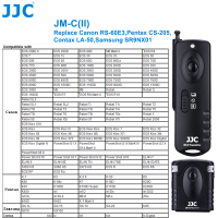 ราคา JJC ชัตเตอร์ไร้สายความถี่วิทยุ RF JM II ซีรีส์เข้ากันได้กับ Canon Sony Nikon Fujifilm Panasonic Leica Olympus Pentax Samsung กล้อง Contax อุปกรณ์เสริม (21322883666)