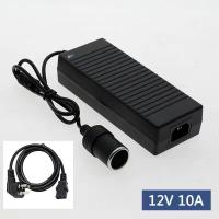 ราคา 110V 220V to 12V 10A Car Power Adapter Lighter Converter Power Convert AC Adapter for Car Air pump Vacuum cleaner (22285981078)
