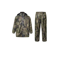 ราคา Muse Harbor เสื้อแขนยาวผ้าร่ม ชุดเสื้อกันฝนแบบอำพรางเสื้อกันฝนกันน้ำตกปลาผู้ชายเสื้อกันฝนแบบแยกชิ้นกางเกงกันฝนเดินป่า (22056574715)