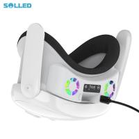 ราคา VR Face Pad Cover With Cooling Fan Comfortable VR Goggles Glasses Headband With RGB Light Compatible For Oculus Quest 3 VR Headset (21677179595)