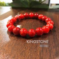 ราคา กำไลหิน ปะการังสีแดง อายุยืน นำพาเงินทอง ยศและอำนาจ สร้อยข้อมือหินแท้ Red Coral (21139754113)