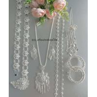 ราคา ชุดเซ็ท เครื่อง ประดับ ชุด ไทย สีเงิน (18323255337)