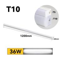 ราคา LUCKYLED 90cm 120cm T5 T8 ชุดรางแอลอีดี หลอดยาว LED ขนาดเล็ก led super silm 5W 10W 14w 16w 18W batten 3pin 6500K Day Light (21947321713)