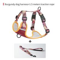 ราคา 3D Dog Harness Breathable Mesh Fabric with Dog Leash Anti Pull Dog Vest Harness Adjustable Buckcle (22070402811)